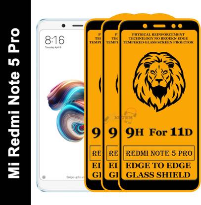 Xester Edge To Edge Tempered Glass for Mi Redmi Note 5 Pro