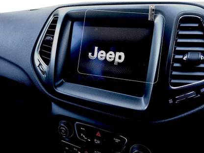 Grip Guard Edge To Edge Tempered Glass for Android System of Jeep Meridian 8.4 inch (1, Protector)