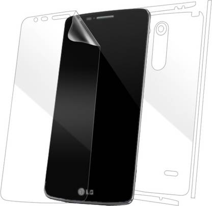 Navyabhii Front and Back Screen Guard for LG G3 Stylus Dual