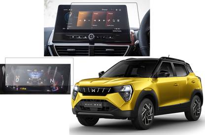 DORADO SHIELD Impossible Screen Guard for for MAHINDRA XUV 3XO 2024 || 10.25 INCH INFOTAINMENT & INSTRUMENT CLUSTER Guard | XUV3XO Digital Display Car Accessories [Not Tempered Glass]