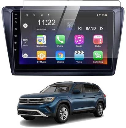 Grip Gaurd Tempered Glass Guard for Dashboard System Guard of Android 10" Car touch music system (Clear Scratch proof guard) (Pack of 1)