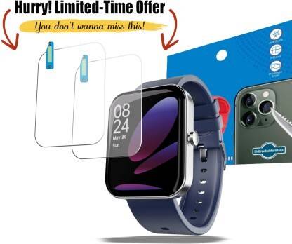 Aleena Impossible Screen Guard for Fire-Boltt Neptune Smartwatch 1.69 0.1333