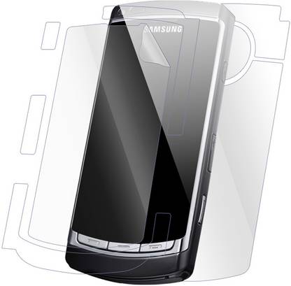 amuenterprises Front and Back Screen Guard for Samsung i8910 Omnia HD