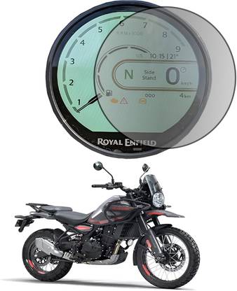 Zealsy Impossible Screen Guard for ROYAL ENFIELD HIMALAYAN 450 2024 Facelift Screen Guard Protector Accessories Motorcycle Digital Console Speedometer- Clear