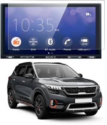 KACA Screen Guard for Infotainment Touch Screen Guard of Sony XAV AX4050 Car Music System Bluetooth Media, Company Fitted Display, [Not Tempered Glass]