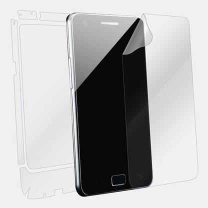 INDIKAN Front and Back Screen Guard for Samsung Galaxy S2 i9100