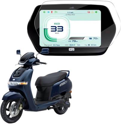 Afpin Impossible Screen Guard for TVS IQUBE S Accessories Electric Scooter Digital Console Screen Guard Protector Clear