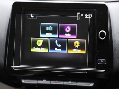 Grip Gaurd Impossible Screen Guard for Stereo & Music player of Skoda Karoq Navigation Infotainment (1, anti fingerprint)