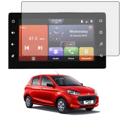 Zealsy Impossible Screen Guard for Compatible For MARUTI SUZUKI ALTO K10 VXI PLUS 7 Inch Infotainment System Touch Screen Guard Protector Accessories