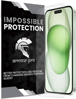 ArmourPro Impossible Screen Guard for iPhone 15 Plus, Apple iPhone 15 Plus, Apple 15 Plus