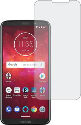 Mobotize Impossible Screen Guard for Motorola Moto Z3 Play - Touch Sensitive Clear Screen Guard