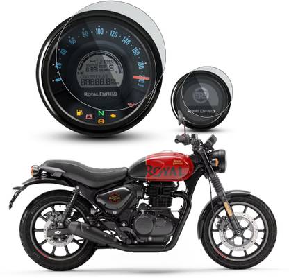 FCS Impossible Screen Guard for Royal Enfield Hunter 350 Speedometer Screen Protector, Royal Enfield Hunter 350 Console Screen Guard