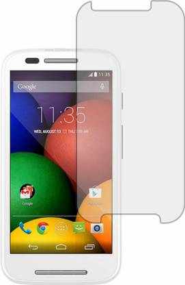 MOBART Tempered Glass Guard for MOTOROLA E DUAL TV (Flexible & Shatterproof)