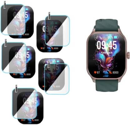 DOWRVIN Impossible Screen Guard for FASTRACK REFLEX POWER SMART WATCH (PACK OF 5)