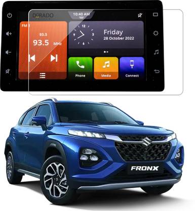 DORADO SHIELD Impossible Screen Guard for maruti suzuki fronx Car Accessories Navigation or Music System (Stereo) ,7 inch Touch Screen Guard , Company Fitted
