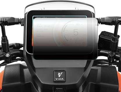 FCS Impossible Screen Guard for Vida V1 Pro, Vida Vida V1 Plus, (Matte) Flexible Scooter Speedometer Screen Protector