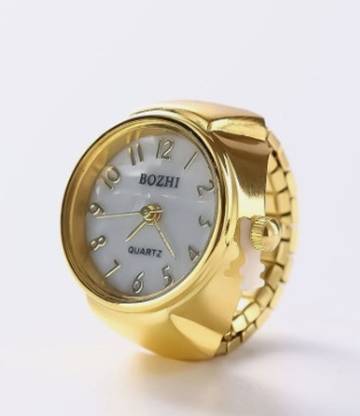 Varsha Impossible Screen Guard for Real Watch Ring To Tell Time Vintage Watch Clock Ring Round Edgy Rings for Women S - Copy (13)