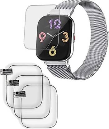 DOWRVIN Impossible Screen Guard for Zebronics ZEP fit 7220CH Smart watch screen guard (pack of 3)