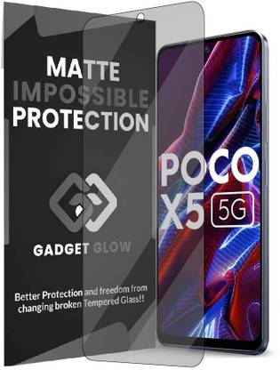 Gadget Glow Impossible Screen Guard for POCO X5 5G, POCO X5 5G, X5 5G, POCO X5 Pro 5G, POCO X5 Pro 5G, X5 Pro 5G, (Matte Screen Guard)