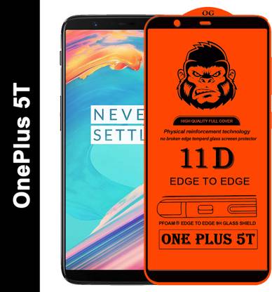 GORILLA FIVE Edge To Edge Tempered Glass for OnePlus 5T
