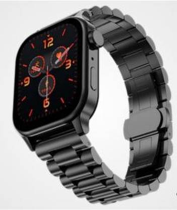 KONG FU MA SMARTWATCH Nano Glass for RISE LUX FLAT SCREEN BLACK SILVER CHAIN STRAP UNISEX WATCH - Copy (74) - Copy