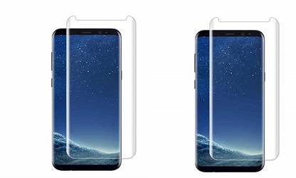 NIMMIKA ENTERPRISES Nano Glass for Samsung Galaxy S8 Plus(Complete coverage | High-quality material | Ultra-thin design | UV-curing process | Superior clarity and brightness | Enhanced touch sensitivity)