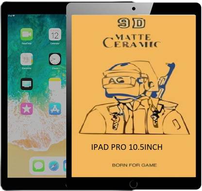 A-Allin1 Nano Glass for iPad pro 10.5, Flexible Nano Matte Gorilla Tempered Glass Screen Protector