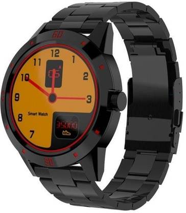 Hum Tum Nano Glass for N6 Smart Watch TFT Screen MTK2502C Bluetooth4.0, Stainless Steel Watch Strap