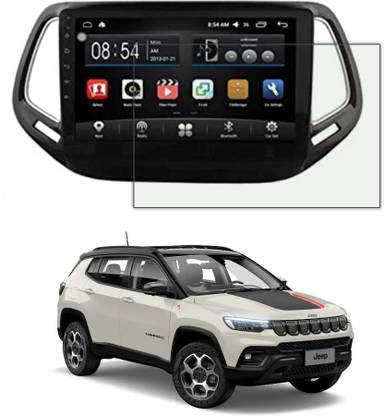 Scratchgard Screen Guard for JEEP COMPASS 10 Car Navigation Screen