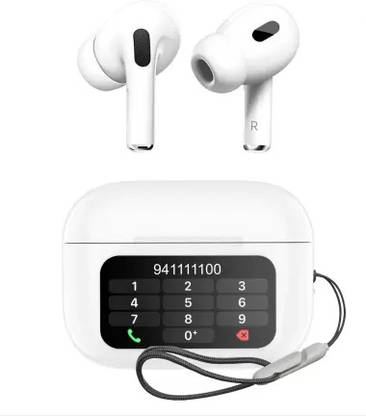 Earbuds VD Nano Glass for Smart Buds Touch Screen Display TWS ANC + ENC In Earbuds AI Quad Mics Headset Bluetooth - Copy (6)