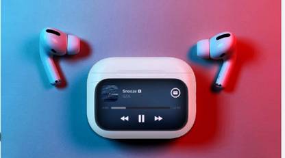 Earbuds Nano Glass for Apple Airpods Leaks - AirPods Case with Touch Display - Copy (5)