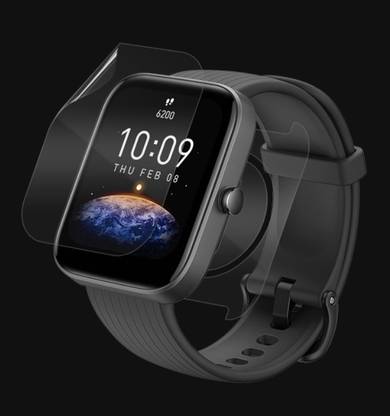 THJDG Edge To Edge Tempered Glass for Amazfit Bip 3 Screen Protector - Copy (2)