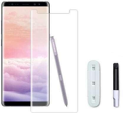 NIMMIKA ENTERPRISES Nano Glass for Samsung Galaxy Note 8(Complete coverage | High-quality material | Ultra-thin design | UV-curing process | Superior clarity and brightness | Enhanced touch sensitivity)