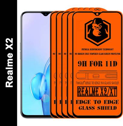 TWIGLO Edge To Edge Tempered Glass for REALME X2