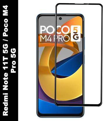 Colorfly Edge To Edge Tempered Glass for POCO M4 Pro 5G, Redmi Note 11T 5G