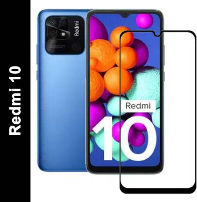 Desirtech Edge To Edge Tempered Glass for Redmi 10
