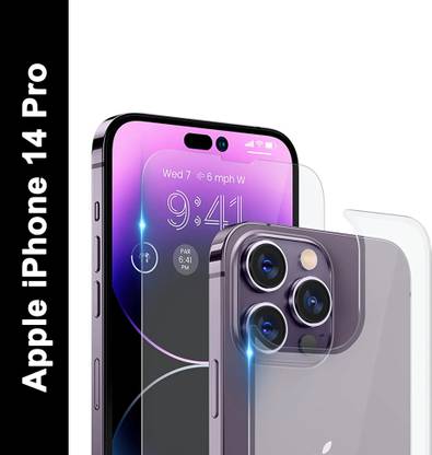 LOWCOST ASM Front and Back Tempered Glass for iPhone 14 Pro
