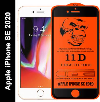 TOPTEMPER Edge To Edge Tempered Glass for APPLE IPHONE SE 2020