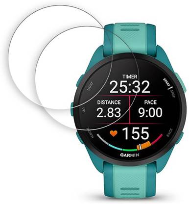 SOMTONE Screen Guard for Garmin Forerunner 165 1.2 inch Smartwatch Screen Protector | Anti-Scratch | Edge to Edge Full Coverage | 9H Hardness | Screen Guard