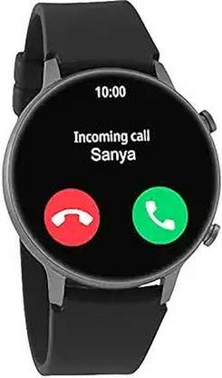 SOLOLINK Screen Guard for Fastrack Reflex Play + BT Calling 1.3 AMOLED Display Smartwatch with AOD Premium Metallic Body AI Voice Assistant in-Built Games BP Monitor 24x7 HRM SpO2 Upto 7 Day Battery IP68 (Black)