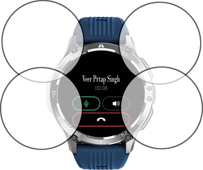 ejzatex Screen Guard for NOISEFIT FORCE PLUS SMARTWATCH, SCREEN GUARD