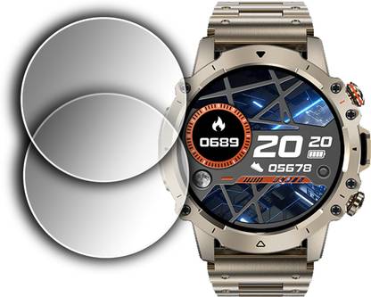 EJZATEX Screen Guard for FIRE BOLTT MARSHAL SMARTWATCH, SCREEN GUARD