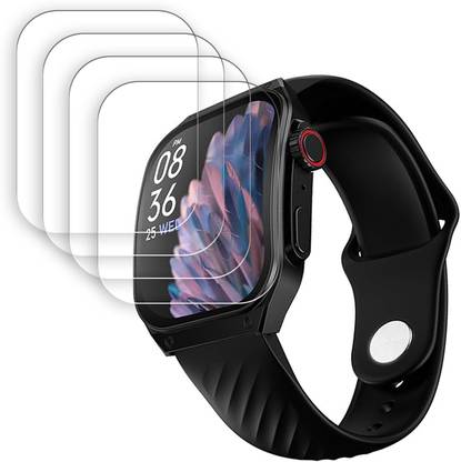 SOMTONE Screen Guard for Fire-Boltt ARC 1.96 inch Smartwatch Screen Protector | Anti-Scratch | Edge to Edge Full Coverage | 9H Hardness | Screen Guard