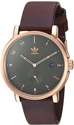 SOLOLINK Screen Guard for Adidas Watches District_LX2. Premium Horween Leather Strapw