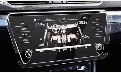 somupr Screen Guard for CAR KIA PICANTO Display Monitor DVD GPS Head Unit Global Navigation System