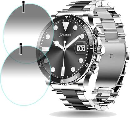 TWUAOP Screen Guard for PEBBLE CHROME SMARTWATCH