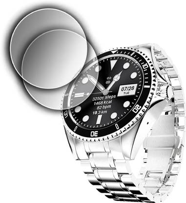 EJZATI Edge To Edge Screen Guard for FIRE BOLTT QUANTUM 2 SMARTWATCH, SCREEN GUARD