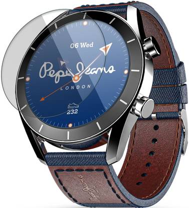 CUBES Screen Guard for Pebble X Pepe Jeans Designer Edition, 1.39" HD Display Smart Watch | Crack proof | Touch Sensitive | Unbreakable | Ultra Thin High Grade 9H TPU Film