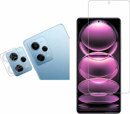 Vatsin Screen Guard for Redmi Note 12 Pro+ 5G, Redmi Note 12 Pro+ 5G with Rear Camera Lens Guard