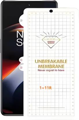 UNIKWORLD Screen Guard for OnePlus 11R 5G,OnePlus 11R Screen Protector Unbreakable Membrane,Anti Glare,Anti-Scratch